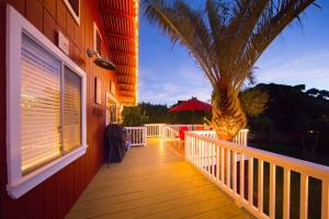 Spacious lanai for an evening Barbeque