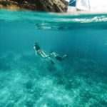 Snorkelers exploring Kealakekua Bay