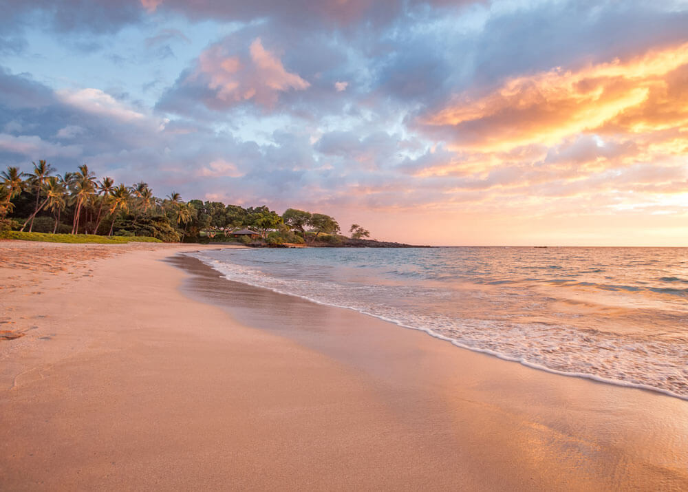 Sunset at Mauna Kea Beach